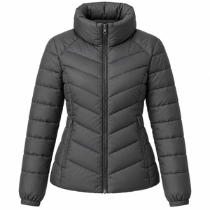 Chaqueta Acolchada de Invierno para Mujer, Estilo Nuevo, Gruesa, Transpirable, con Capucha Desmontable y Diseño Acolchado - Product Image 3
