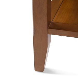 Tavolino Acadian marrone chiaro dorato per arredamento soggiorno - Product Image 3