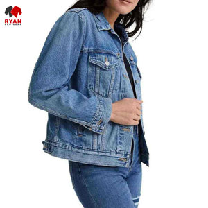 Chaqueta Vaquera Personalizada Ryan Pro Gear para Mujer, Tejido Transpirable y Cómodo con Logotipo Personalizado, Ecológica - Product Image 2