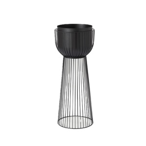 Support de pot de fleurs en métal noir de qualité supérieure, très tendance, pour la maison, la cuisine, les fêtes, taille et forme personnalisables - Product Image 1