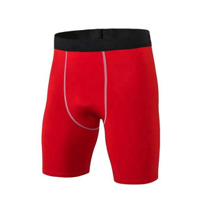 High Quality Men's Running Compression Shorts Elastic Waist <b>Mid</b> Solid Casual Breathable Quick Dry - Product Image 3
