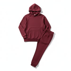 High Quality <b>Plain</b> Blank Tech Fleece Custom <b>Tracksuits</b> Oversized Men Joggers Suits Set - Product Image 6