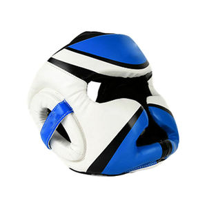 Nouveau design, vente en gros OEM, casque de boxe en PU, protège-tête intégral, protection de la tête, protège-tête de Taekwondo blanc - Product Image 3