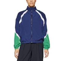 Chaqueta Cortavientos para Hombre, Talla Grande, Verano, Casual, Deportiva, Impermeable, Resistente al Viento, Transpirable, Poliéster, Cierre de Cremallera