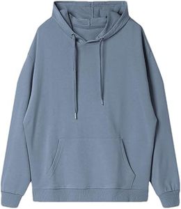 <b>Extra</b> <b>Large</b> Hoodie Unisex Custom Logo <b>Print</b> Plain Color Woven Sweatshirt Loose Fit Men Fashion Casual Streetwear Top - Product Image 1