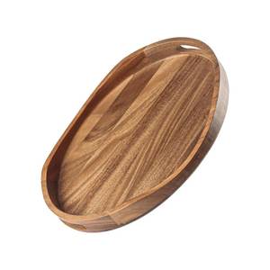 Bol de service en bois fait main au design moderne, forme rectangulaire, bois massif, design Wabi Sabi, finition polie, mariage, écologique - Product Image 2