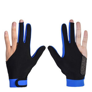 ถุงมือบิลเลียดแบบเปิดนิ้ว 3 นิ้ว สีสันสดใส ผลิตตามสั่ง (OEM) สำหรับมือขวาหรือมือซ้าย - Product Image 1