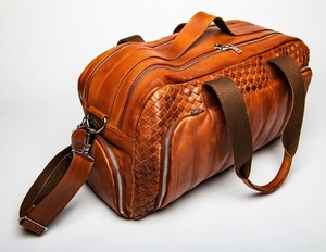 กระเป๋าเดินทางหนังบัฟฟาโลพรีเมียม สไตล์วินเทจ กระเป๋าเดินทางแบบถือขนาดใหญ่ ความจุเยอะ น้ำหนักเบา พกพาสะดวก พร้อมหูหิ้ว - Product Image 6