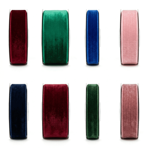 นีลคามัล อินดัสทรีส์ ขายส่งริบบิ้นกำมะหยี่ด้านเดียวขนาด 25 มม. สีแดงเบอร์กันดี สำหรับห่อของขวัญ ทำโบว์ เย็บตกแต่ง - Product Image 6