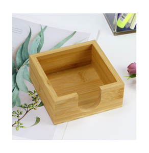 Acacia Wood <b>Notepad</b> Holder Customizable High Quality Office Home Classic Paper Wood Holder With Good Quality - Product Image 5