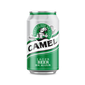 Cerveza Vietnamita Camel Extra Fuerte 4.5%-4.9%Vol, Cerveza Lager 330ml *24 Latas, Embalaje de Cerveza Artesanal de Fábrica - Product Image 1