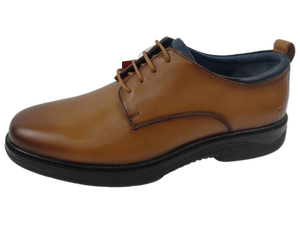 Chaussures Oxford pour hommes en cuir synthétique marron, à lacets, respirantes, légères, décontractées, avec semelle intermédiaire en caoutchouc, solides, toutes saisons - Product Image 4