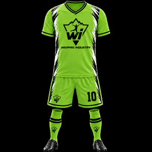 Tenue de football de qualité supérieure, confortable, respirante, prête pour les matchs professionnels, maillot d'équipe de club pour les tournois. - Product Image 1