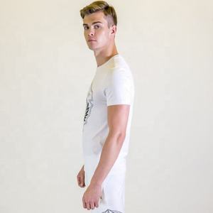 เสื้อยืดคอกลมผู้ชายสีดำล้วน พิมพ์ลายตามสั่ง ขายส่งจำนวนมาก ผ้าฝ้าย 100% สำหรับงานซับลิเมชั่น ยี่ห้อ Pro Club ไซส์ใหญ่ - Product Image 5