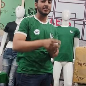 เสื้อยืดคอกลมทรงสลิมฟิต แห้งเร็ว ผลิตจากโพลีเอสเตอร์/คอตตอน สำหรับผู้ใหญ่ ใส่ได้ทั้งชายและหญิง - Product Image 1