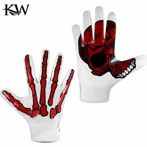 Guantes de Fútbol Americano Unisex Super Atléticos, Agarre para Entrenamiento, Práctica y Juego, Impermeables, Resistentes a Impactos, Muñequera Ajustable - Product Image 3