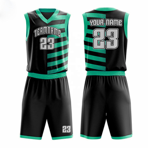 Uniforme de basket-ball pour hommes, nouveau style, sublimation complète, design personnalisé, vêtements d'équipe, maillot, gilet, short - Product Image 3