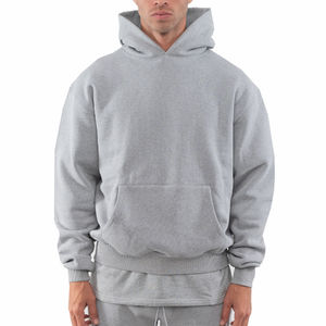 Sweat-shirt à capuche pour homme, modèle Core Essential, en coton doux, finition lisse, coupe confortable, style décontracté, mode urbaine, pour tous les jours - Product Image 4