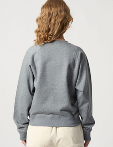2026 Premium Quality <b>Mens</b> Crew Neck <b>Pullover</b> Sweatshirt Regular Fit Solid Gray 100% Cotton Knitted Unisex Casual Autumn Wear - Product Image 3
