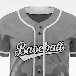 Maillot de sport léger à manches courtes style baseball pour hommes, grandes tailles, vêtements d'équipe athlétique OEM ODM - Product Image 5