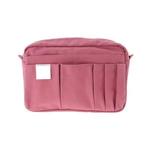 Multi Pocket Canvas Cosmetic Storage <b>Bag</b> for Women | 14 Pocket <b>Makeup</b> Organizer Travel Pouch - Product Image 4