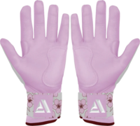 Guantes de bateo de béisbol profesionales de alta calidad, material de cuero Cabretta, para diestros, ajuste estándar, cómodos