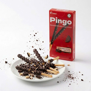 PINGO MILK CHOCOLATE <b>BISCUITS</b> COCOA CRUMB 32G Vietnam 15-18 Months Shelf Life ODM - Product Image 1