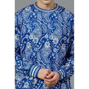 Sweat-shirt surdimensionné et épais, coupe décontractée, matière de qualité supérieure, poignets côtelés pour un look structuré. - Product Image 4