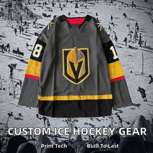 Uniformes y Camisetas de Hockey sobre Hielo Hechas a Medida de Alta Calidad, 100% Poliéster, Servicio OEM - Product Image 2