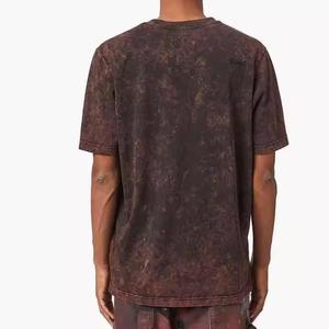 Manufacturer Casual Women Acid Wash T Shirt Heavyweight High Quality 100% Cotton Acid Wash T Shirts - Product Image 2