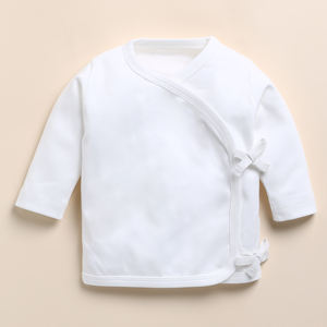 ชุดเสื้อผ้าเด็กสีนมชุดเสื้อผ้าเด็กอีลาสเทนออร์แกนิกจากไม้ไผ่ออร์แกนิกคุณภาพพรีเมียม - Product Image 2