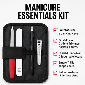 Professional Men's Grooming Kit with Nail Care Tools - Product Image 6
