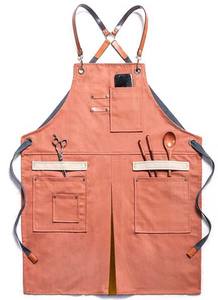 Delantales de Manga Larga de Tela Twill de Alta Calidad a Precio de Fábrica, Delantales para Todas las Temporadas, Uniformes para Cocina, Restaurantes, Hoteles, Bares, Gorros de Chef - Product Image 5