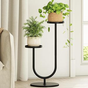 Soporte para Macetas de Hierro de Diseño Moderno y Elegante, Ideal para Iluminar Interiores del Hogar y Espacios de Jardín Decorativos - Product Image 5