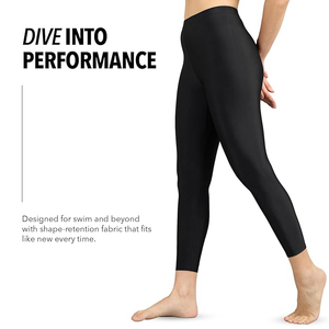 Leggings taille haute extensibles avec tissu doux sans couture pour un contrôle du ventre, confort respirant pour le yoga - Product Image 4