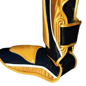 Protège-tibias et protège-pieds MMA personnalisés en gros pour le kickboxing, la boxe et le Muay Thai – Protection des jambes pour le sparring - Product Image 3