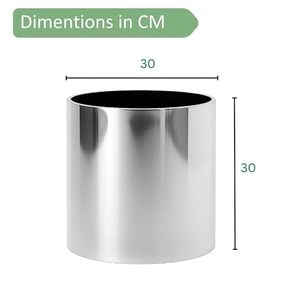 High Quality Stainless Steel Planter Pots with Mirror Polish Finish Rust Resistant Indoor Outdoor Flower Pots for Home & Garden - Product Image 3