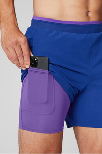 Shorts de sport pour hommes avec logo personnalisé, taille européenne, pour la gym, l'entraînement, la course à pied, sous-vêtements de compression - Product Image 6