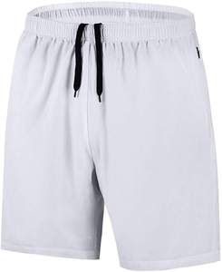 Shorts de bain décontractés mi-taille en tissu polyester/nylon à séchage rapide, personnalisés OEM, pour hommes, avec taille élastique tricotée - Product Image 6