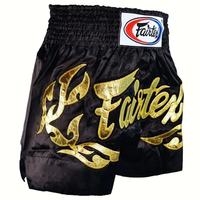 Harga Grosir Celana Pendek Muay Thai Berkualitas Tinggi Fair Tex Logo Custom Nyaman Celana Pendek Muay Thai Profesional AI-MTS-04