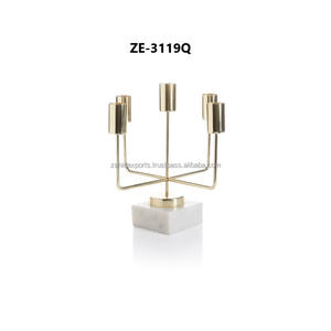 Porte-bougie décoratif en métal découpé en forme de fleur pour la décoration de la maison, support de bougie en métal fabriqué par Zahid Exports pour les occasions de Noël - Product Image 3