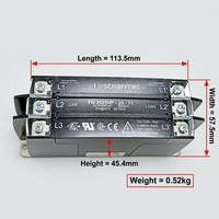 Filtre EMI/RFI triphasé haute performance Schaffner FN3025HP-20-71 20A de type HP avec couvercles de sécurité articulés pour stock de 8 pièces