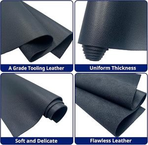 Genuine Leather Hides Full Grain Cowhide Leather High Quality Sheets for Crafting Belts Shoes Wallets Wholesale Custom Colors - Product Image 4