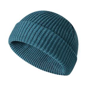 Venta al por mayor de acrílico de punto Beanie sombreros de invierno con 3D bordado de patrones sólidos Logo para deportes Running Beanies - Product Image 1