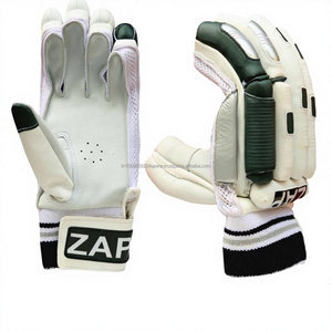 Gants de frappe de cricket pour adultes ZAP Royal Crown, paume en cuir de qualité supérieure, protection élite, adhérence supérieure, luxe professionnel pour les matchs - Product Image 2