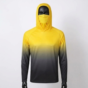 เสื้อตกปลาผู้ชายสั่งทำขายส่ง ผ้าโพลีเอสเตอร์ 100% แห้งเร็ว พิมพ์ลายแบบซับลิเมชั่น แขนยาว - Product Image 2