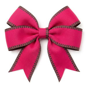 Ruban gros-grain plissé orange et vert de 25 mm pour nœuds de sapin de Noël, emballage cadeau, décoration d'événements et artisanat – Fournisseur d'usine - Product Image 1