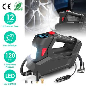 Inflador de Neumáticos Portátil de 90W y 120 PSI con Pantalla Digital LED, Inflador de Aire de 90W con Luz LED e Inflador de Neumáticos de 120 PSI Máximo - Product Image 5