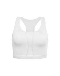 Soutien-gorge de sport OEM personnalisé avec logo frontal, dos nageur, couvrance intégrale, séchage rapide, respirant, pour femme, yoga, grandes tailles - Product Image 1