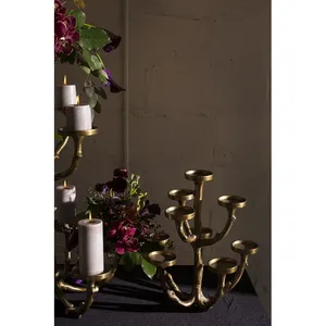 Fournisseur de porte-bougies en fer de qualité supérieure pour les hôtels, restaurants, complexes hôteliers et les designers d'intérieur mondiaux. Porte-bougies en métal minimaliste. - Product Image 2